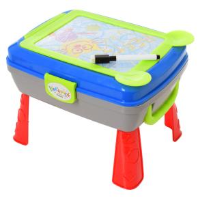 Educational Multi-Function Four-In-One School Drawing and Painting Table with Colorful Pen and Chalk for Kids Learning Storage