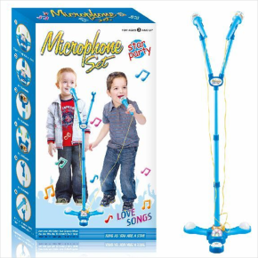 Musical Toys For Boys And Girls Double Microphone With Light And Music 5868 5875