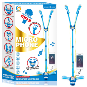 New Packing Musical Toys Boys And Girls Double Microphone With light And Music Can Link To Mobile Phone 5905 5906