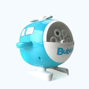 Cute Outdoor Toys One-Click Blowing Automatic Electric Helicopter Bubbles Machine Toys with Rich Bubbles Toys for Kids