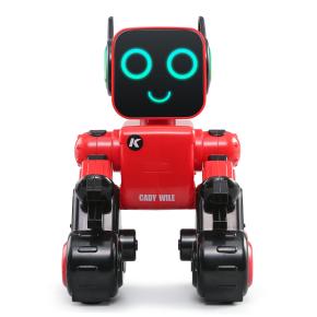 Educational Interactive Remote Control Touch Mode Robot Toys Musical Dancing Singing Movement Display Voice Recording and Alerting Intelligent Programming Robot for Kids Learning and Fun