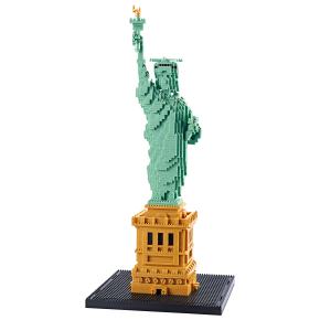 KLMEi Architecture Model Kits Statue of Liberty Micro Building Blocks Set and New Gift for Adults Micro Blocks 2810 Pieces 