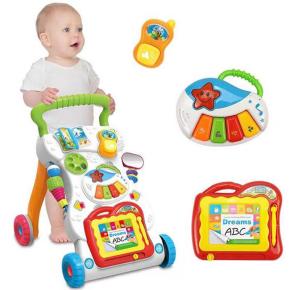 Toddlers Baby Baby Walking Toys Sit To Stand Learning Walker Baby Infant Toddler Multifunctional Musical Toy Activity Center