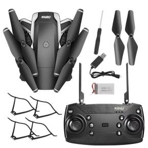 1080P Drone with Camera for Adults 1080P HD Live Video Camera Drone for Beginners w/Voice Control, with Gravity Sensor, Voice Control, Gesture Control, Altitude Hold